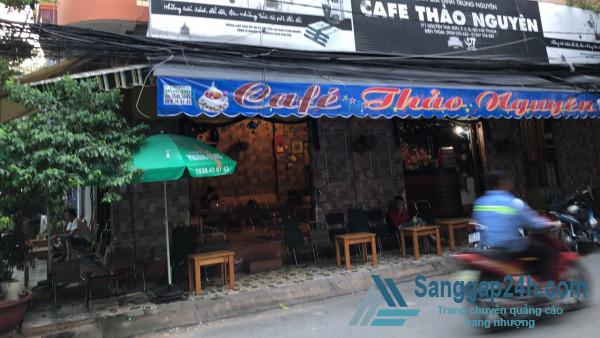 Cần sang nhanh quán cafe mặt tiền đường lớn, rộng, thoáng mát, nhiều cây xanh, dân cư đông đúc, trung tâm quận Gò Vấp.
