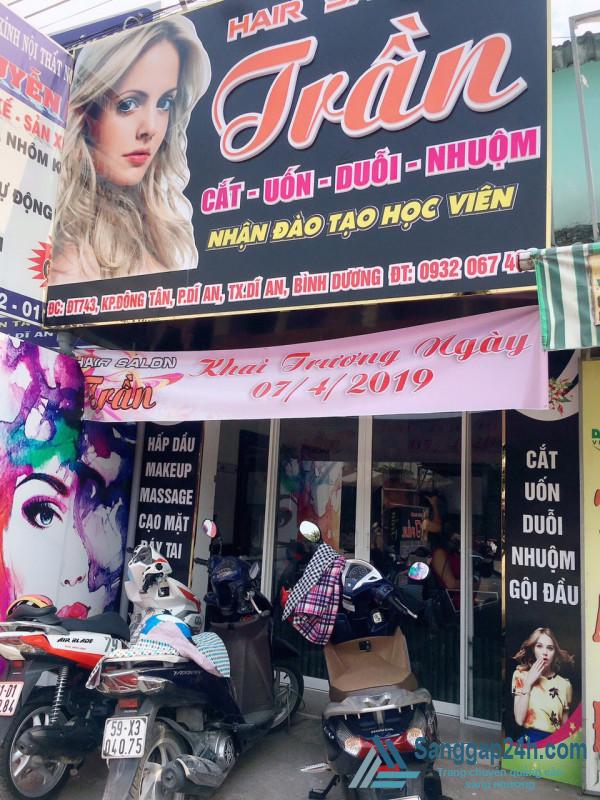 Sang tiệm tóc - nail