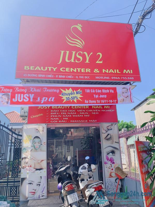 Cần sang nhượng spa mini mặt tiền đường Bình Chiểu, phường Bình Chiểu, quận Thủ Đức.  