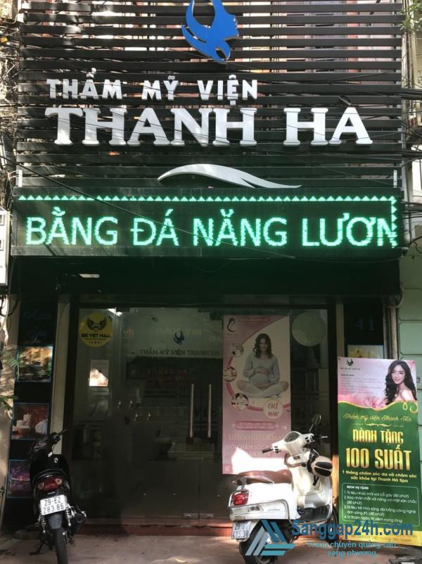 Sang nhượng spa đang hoạt động tại 41 Thái Hà, phường Láng Hạ, quận Đống Đa, Hà Nội.