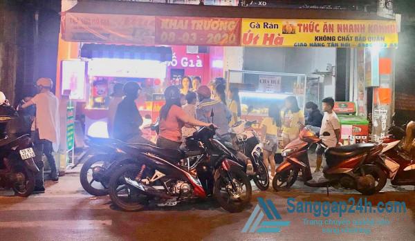 Sang nhanh quán trà sữa mặt tiền đường, khu dân cư đông, tập trung nhiều sinh viên.