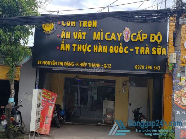Sang Quán Mỳ Cay - Ăn Vặt - Trà Sữa quận 12.