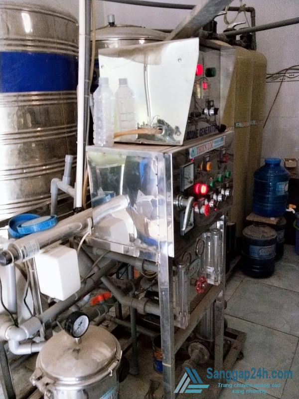 Cần sang nhượng lại xưởng nước uống đóng bình nằm khu dân cư đông đúc, có lượng khách ổn định.