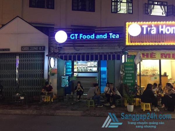 Sang nhanh tiệm trà chanh với trà sữa nằm khu dân cư đông đúc, mặt tiền ngõ 298 Tây Sơn, quận Đống Đa, Hà Nội.