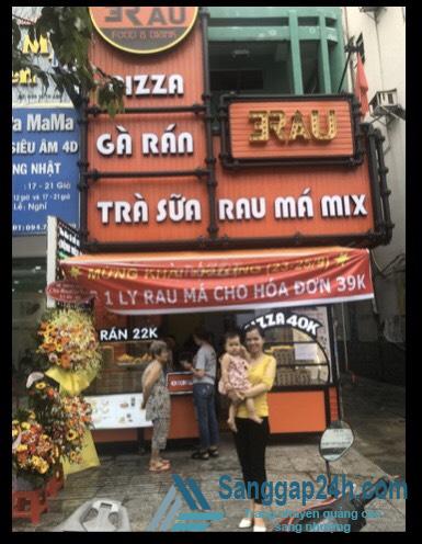 Sang nhượng quán ăn tổng hợp Trà sữa - Pizza - Gà rán mặt tiền đường Hậu Giang, phường 6, quận 6. 