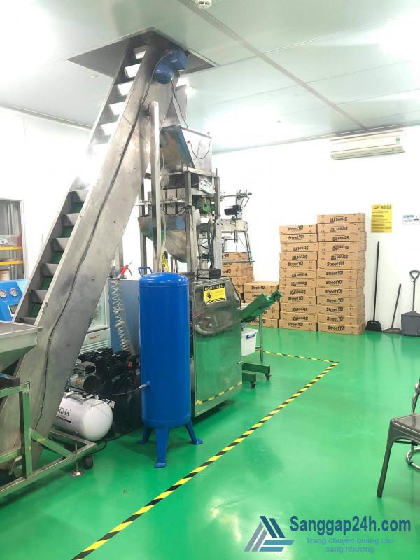 Sang nhà xưởng sản xuất, đóng gói snack, hạt, xưởng đạt chuẩn Haccp, Iso.