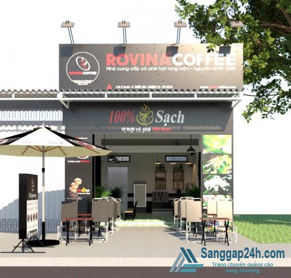 Sang quán cà phê mặt tiền đường Tỉnh Lộ 15, phường Tân Thạnh Đông, huyện Củ Chi.