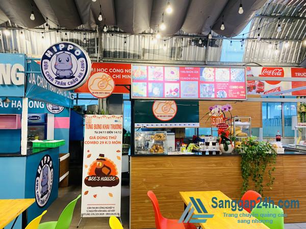 Cần sang mặt bằng căn tin bán thức ăn nhanh gà rán, shushi tại trường ĐH Công Nghiệp, quận Gò Vấp.