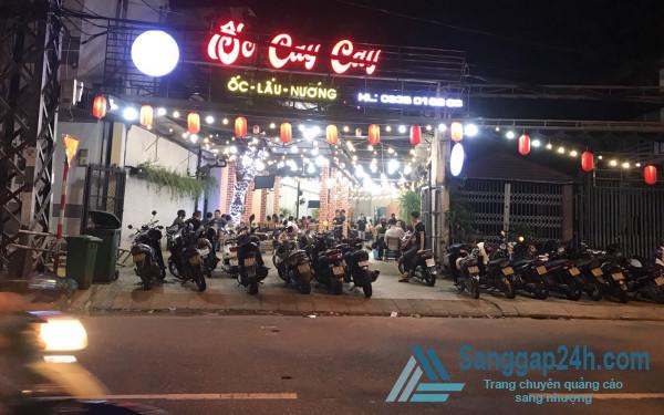 Sang nhà hàng nằm ngay mặt tiền đường lớn, khu dân cư đông, trung tâm quận Liên Chiểu, Đà Nẵng.