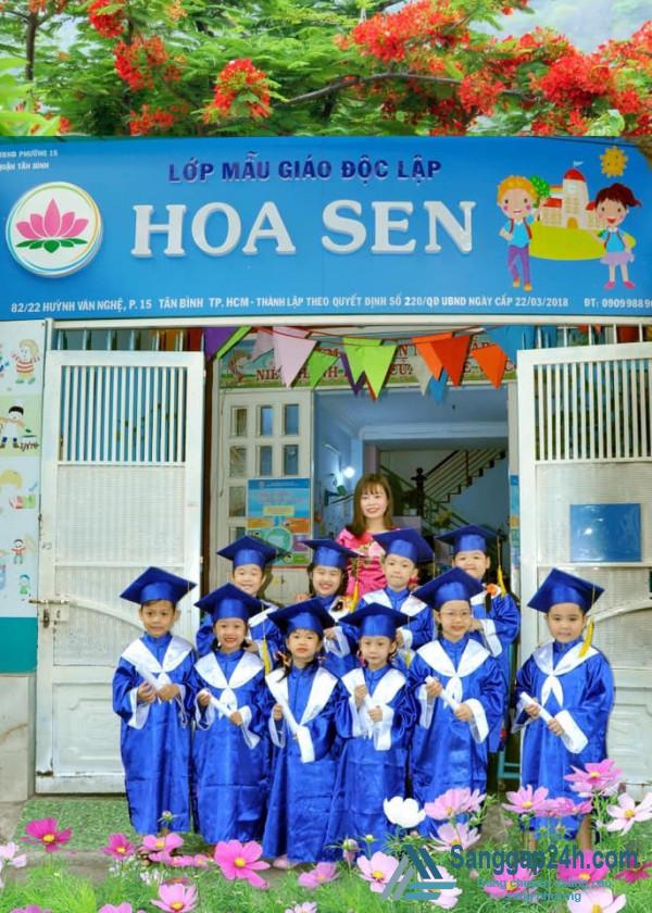 Thanh lý trang thiết bị trường mầm non nằm ở khu dân cư, chung cư, trung tâm quận Tân Bình.