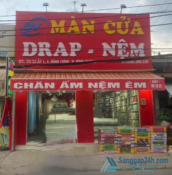 Sang nhượng cửa hàng nệm nằm mặt tiền đường lớn, khu dân cư đông ngay trung tâm.