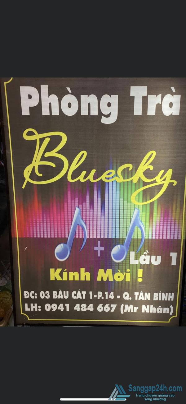 Sang Nhượng Phòng Trà Ở Bàu Cát 1 Quận Tân Bình.