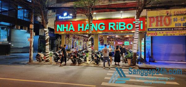 Sang Nhượng Nhà Hàng Karaoke Riboti Mặt Tiền Đường Đồng Đen Quận Tân Bình.