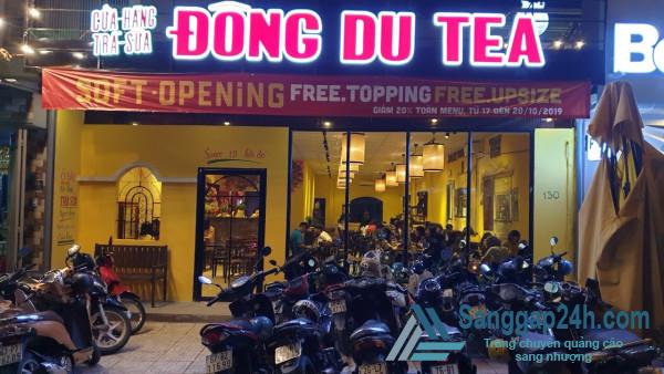 Sang Nhượng Nhanh Quán Trà Sữa Nằm Ngay Cổng Sau Ký Túc Xá Khu A Làng Đại Học Quốc Gia.