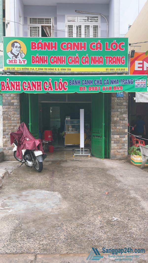 Sang Nhượng Nhanh Quán Ăn Ở Khu Tên Lửa Quận Bình Tân.