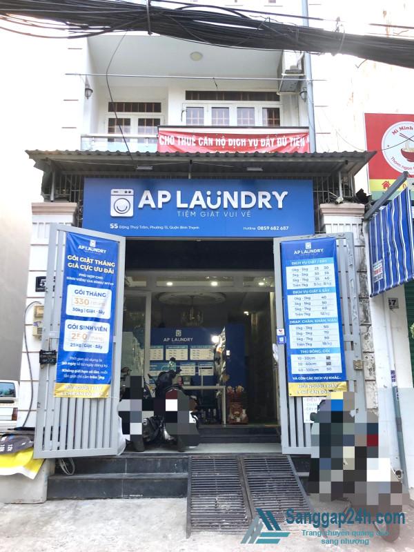 Sang tiệm giặt ủi