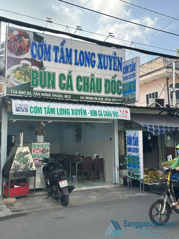 Sang Nhượng Quán Cơm Hoặc Cho Thuê Ở Quận 12.