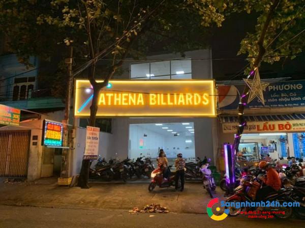 Cần sang quán bida mặt tiền đường lớn, khu dân cư đông, trung tâm quận Tân Phú.