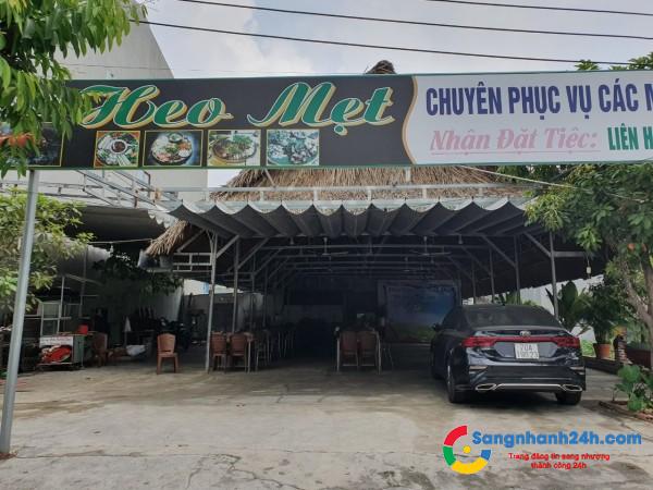 Sang gấp quán ăn - nhậu mặt tiền đường lớn, khu dân cư, công nhân khu công nghiệp đông đúc. 