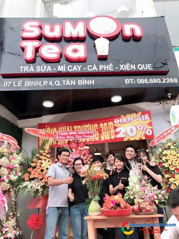 Cần sang quán trà sữa quận Tân Bình vị trí cực đẹp.
