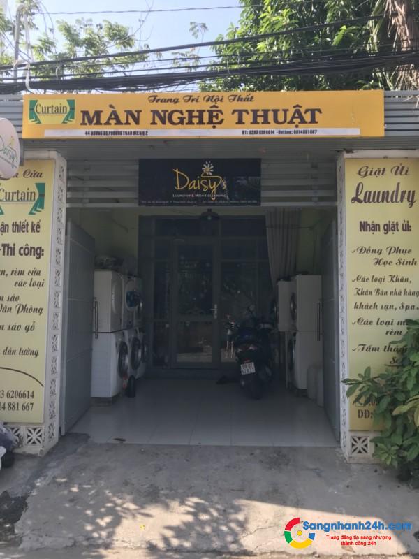 Cần sang tiệm giặt ủi đang hoạt động kinh doanh ở quận 2.