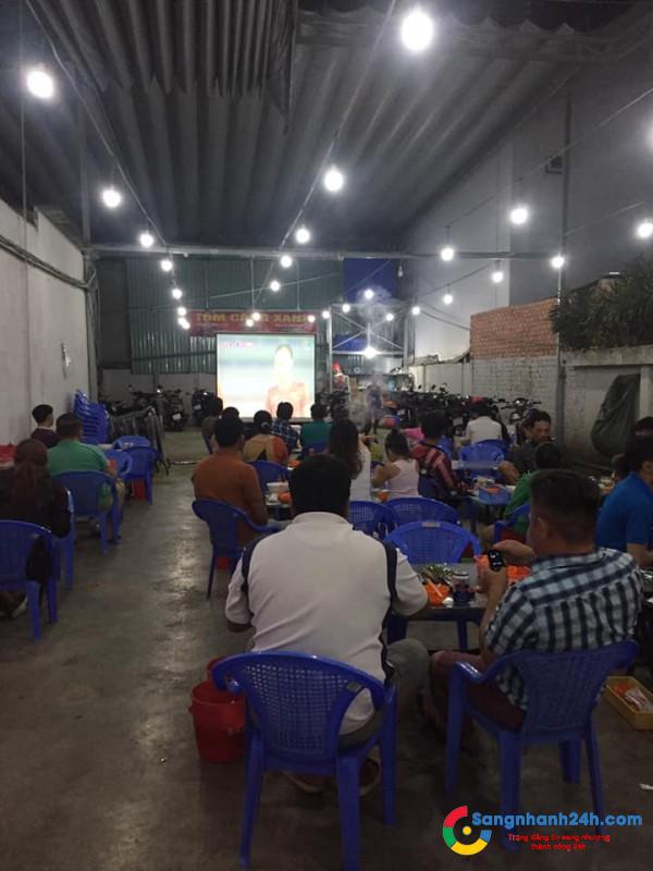 Cần sang nhanh quán nhậu mặt tiền đường lớn, khu dân cư đông, trung tâm huyện Hóc Môn.